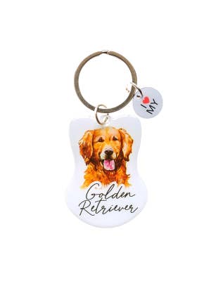 Pet Keyring Golden Retriever
