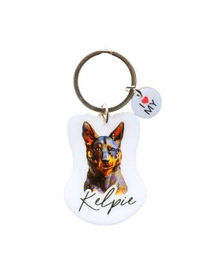Pet Keyring Kelpie