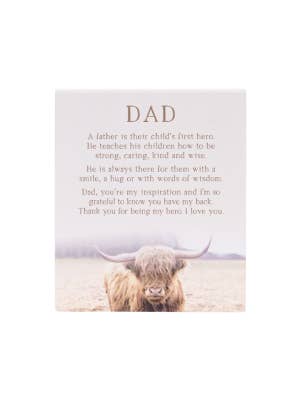 Rustic Meadow Dad Verse