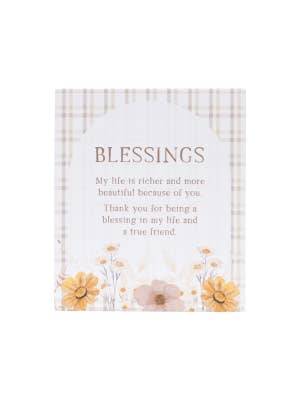 Rustic Meadow Blessings Verse