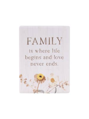 Rustic Meadow Family Ceramic Magnet