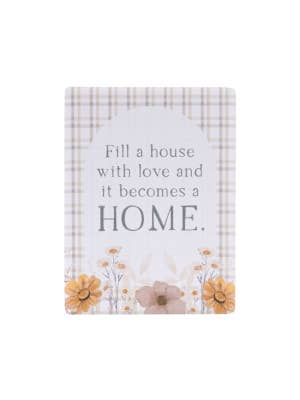 Rustic Meadow Home Ceramic Magnet
