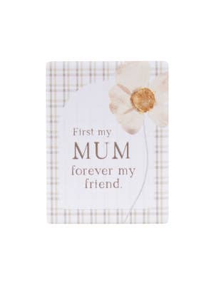 Rustic Meadow Mum Ceramic Magnet