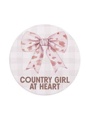 Saddle & Bloom Country Girl Ceramic Coaster