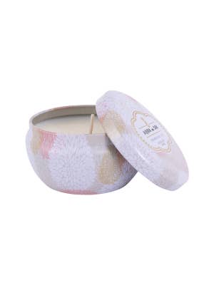The SOi Co Champagne Lily Decorative Tin 9oz
