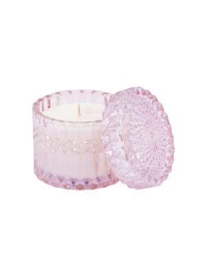 The SOi Co Champagne Lily Petite Shimmer Candle 8oz