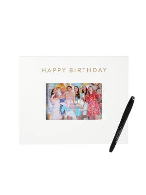 Happy Birthday Signature Frame