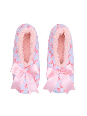 SnuggUps Women's Printed Bow Pink