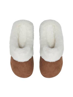 SnuggUps Women's Slide Chestnut Suede