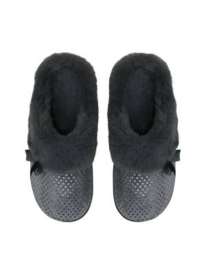 SnuggUps Women's Slide Grey Metallic