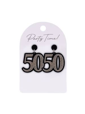 50 Celebration Earrings