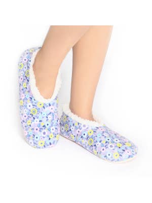 SnuggUps Women's Print Grey Floral