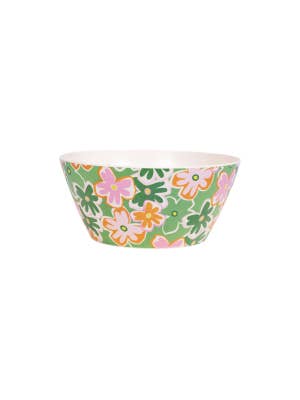 Summer Pop Bamboo Melamine Salad Bowl 