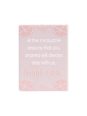 Teacher Thank You Ceramic Magnet
