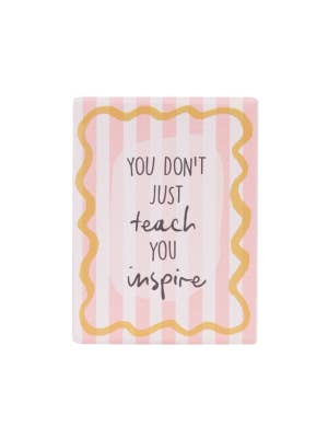 Teacher Inspire Ceramic Magnet