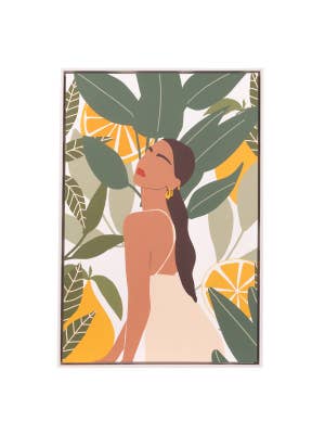Tuscan Sun Green Goddess Framed Canvas 64x94