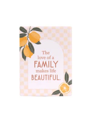 Tuscan Sun Family Ceramic Magnet