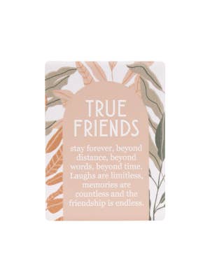 Tuscan Sun True Friends Ceramic Magnet