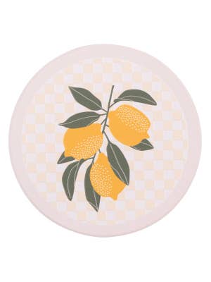 Tuscan Sun Lemon Trio Ceramic Coaster