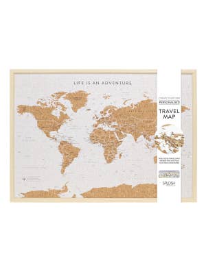 Travel Board Large World Map
