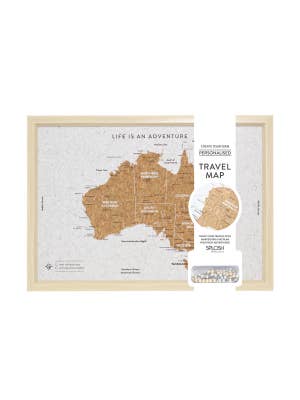 Travel Board Australia Small Map