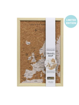 Limited Edition Travel Board Europe Small Map
