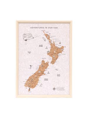 Caravan New Zealand Map
