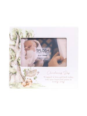 Tiny Wonders Christening 4x6 Ceramic Frame