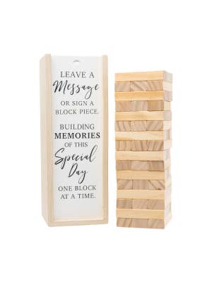 Wedding Signature Jumbling Tower 
