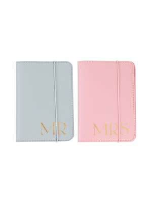 Wedding Mr & Mrs Passport Set