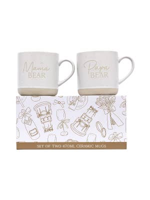 Wedding Bear Mug Set