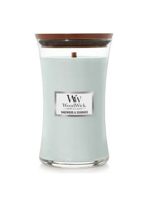 WoodWick Sagewood & Seagrass Large