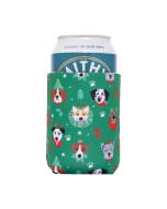 Christmas Dogs Stubby Cooler