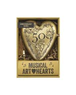 Demdaco 50th Anniversary Gold Musical Art Hearts