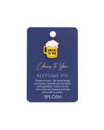 Father's Day Cheers Keepsake Pin 