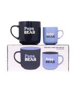 Father's Day Dad & Baby Bear Mug Set