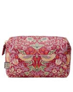 William Morris at Home Strawberry Thief Medium Toiletry Bag Red