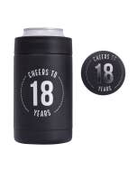 Celebration 18th Insulated Drink Cooler & Badge Set
