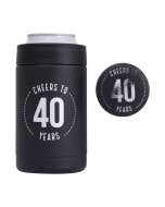 Celebration 40th Insulated Drink Cooler & Badge Set