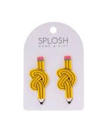 Teacher Yellow Pencil Earrings