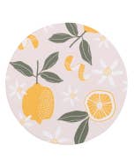 Tuscan Sun All-Over Lemons Ceramic Coaster