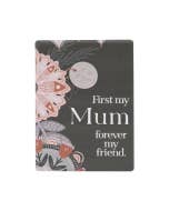 Amber Garden Mum Ceramic Magnet