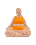 Billie Bathing Terracotta Statue Orange