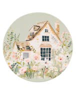Cottage Grove Green Cottage Ceramic Coaster