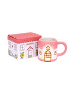 Cottage Grove Pink House Mug