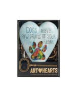 Demdaco Paw Prints Art Hearts