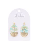 KiKi Aqua Shimmer Earrings