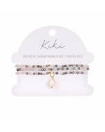KiKi Pink Aurora Crystal Wrap Jewellery