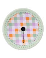 Picnic Spring Check Wine Glass Coaster