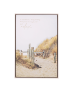 Palm Cove Beach Path Framed Canvas 94x64
